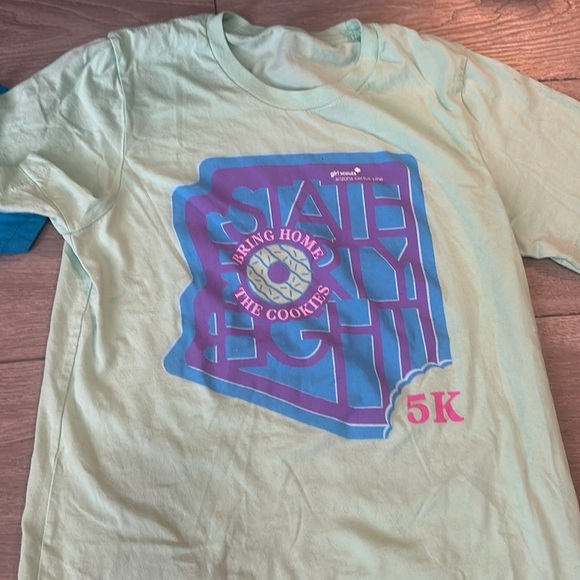 State forty eight- AZ 5K Kids Graphic Tees - Blue and Mint - Picture 3 of 7